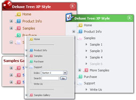Tree Menu Swap Image Java Tree Menu Example