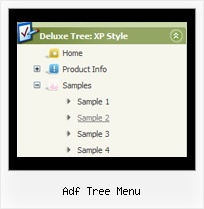 Adf Tree Menu Tree Menu Samples Dropdown Vertical