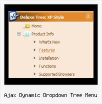 Ajax Dynamic Dropdown Tree Menu Expand Vertical Menu Tree