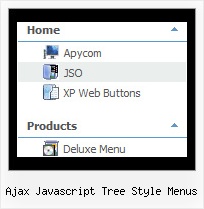 Ajax Javascript Tree Style Menus Expandable Javascript Tree