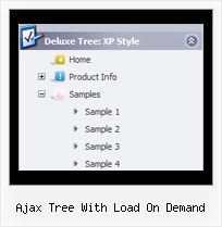 Ajax Tree With Load On Demand Javascript Tree Disable