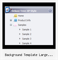Background Template Large Blooming Tree Tree Expanding Menu Across Frame