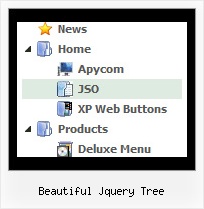 Beautiful Jquery Tree Animated Menu Tree