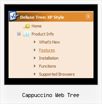 Cappuccino Web Tree Tree Sliding Menu