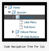Code Navigation Tree For Css Downloadable Tree Drop Down Menu