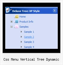 Css Menu Vertical Tree Dynamic Hover Tree