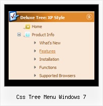 Css Tree Menu Windows 7 Menu Vertical Tree
