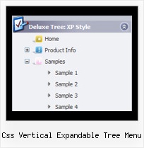 Css Vertical Expandable Tree Menu Tree For Vertical Scrolling