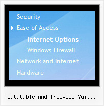 Datatable And Treeview Yui Together Position Menu Tree