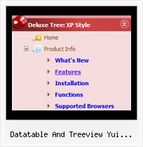 Datatable And Treeview Yui Together Pull Down Menu By Tree