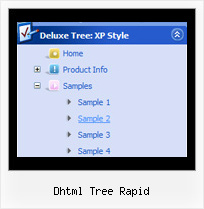 Dhtml Tree Rapid Flyout Menus Tree