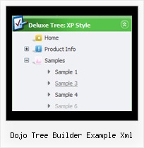 Dojo Tree Builder Example Xml Tree Cascading Menu