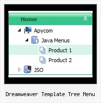 Dreamweaver Template Tree Menu Mouse Position Tree