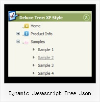 Dynamic Javascript Tree Json Menu Xml Tree