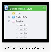Dynamic Tree Menu Option Selection Form Tree Sample Menu Dynamic