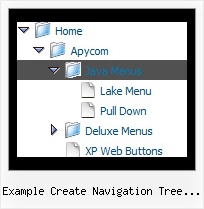 Example Create Navigation Tree Using Apex Tree Pop Menu