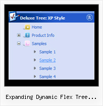 Expanding Dynamic Flex Tree Control Examples Mouseover Menu And Tree