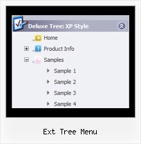 Ext Tree Menu Tree Drop Down On Mouseover