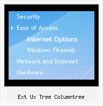 Ext Ux Tree Columntree Vertical Slider Bar Tree