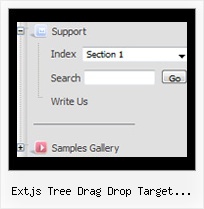 Extjs Tree Drag Drop Target Restriction Tree Position Menu Flyouts