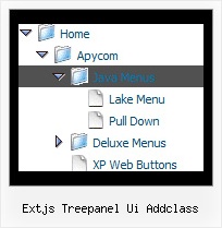Extjs Treepanel Ui Addclass Tree Menu Drop Down