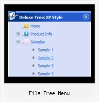 File Tree Menu Menu Tree Across Frames