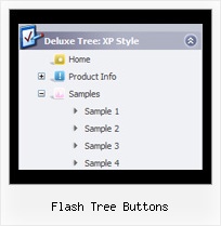 Flash Tree Buttons Dynamic Menu Tree View