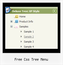 Free Css Tree Menu Tree Popup Menu Example