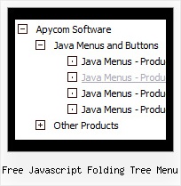 Free Javascript Folding Tree Menu Web Scroll Menu Tree