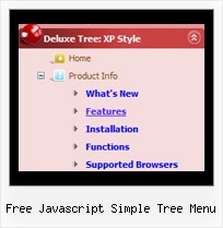 Free Javascript Simple Tree Menu Tree View Simple Tree