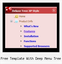 Free Template With Deep Menu Tree Html Tree Expanding