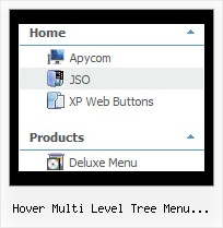 Hover Multi Level Tree Menu Accordion Dropdown Tree View Vertical Menu