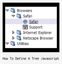 How To Define A Tree Javascript Tree Vertical Mouseover Menu