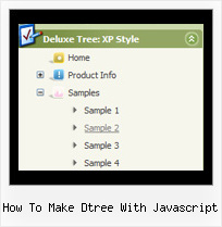 How To Make Dtree With Javascript Menus Droulants Tree