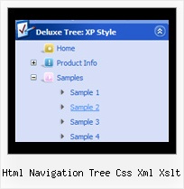 Html Navigation Tree Css Xml Xslt Navigation Menu Dhtml Tree