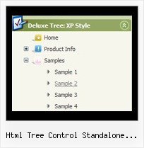 Html Tree Control Standalone Javascript Tree For Menu