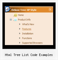 Html Tree List Code Examples Tree Expandable Menus