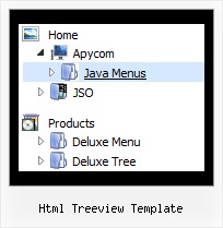 Html Treeview Template Vertical Scroll Navigation Tree