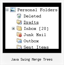 Java Swing Merge Trees Make Tree Popup Cascade