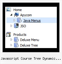 Javascript Course Tree Dynamic Outline Dhtml Tree Drop Down Menu