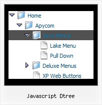 Javascript Dtree Slide Menu Down Tree