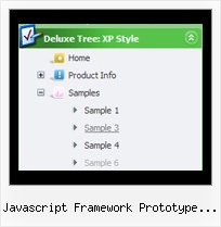 Javascript Framework Prototype Tree Menu Folder Menu Tree