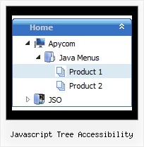Javascript Tree Accessibility Scroll Menu Sample Trees