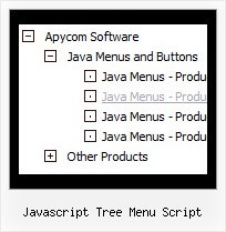Javascript Tree Menu Script Tree Collapsible Menus