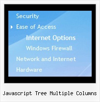 Javascript Tree Multiple Columns Creating Popup Tree Sample