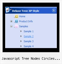 Javascript Tree Nodes Circles Build Create Pop Up Menu Tree