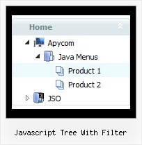 Javascript Tree With Filter Cross Frame Menu Tree