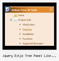 Jquery Extjs Tree Panel Like Plugin Tutorial Tree Popup Menu