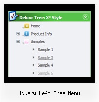 Jquery Left Tree Menu Tree Example Jump Menu