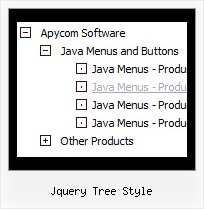 Jquery Tree Style Expand Menu Tree